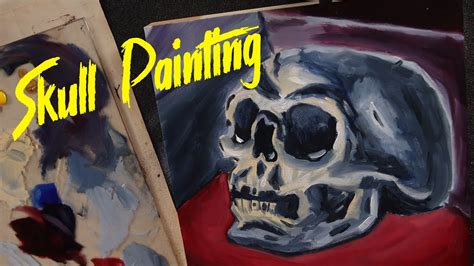 Skull Oil Painting Youtube