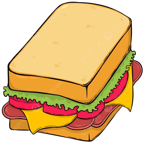 Cartoon Sandwich Png Sandwich Sándwich De Vector Sandwiches Png Y