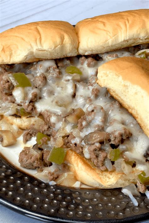 This sandwich is perfect for the weeknight because. Philly Cheesesteak Sloppy Joe Sandwich in Instant Pot - Plowing Through Life