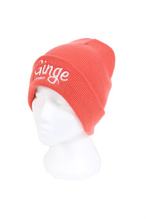 Ginge London Exclusive Coral Beanie Beanies