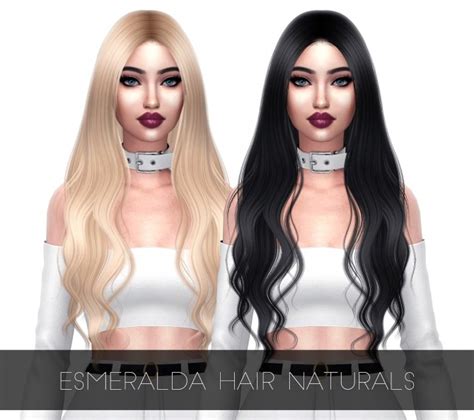 Esmeralda Hair Naturals At Kenzar Sims The Sims 4 Catalog