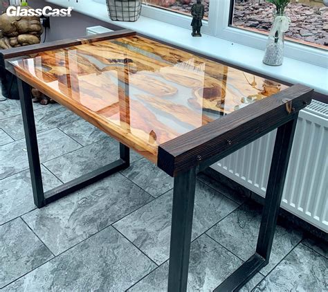 Clear Epoxy Resin Table Glasscast