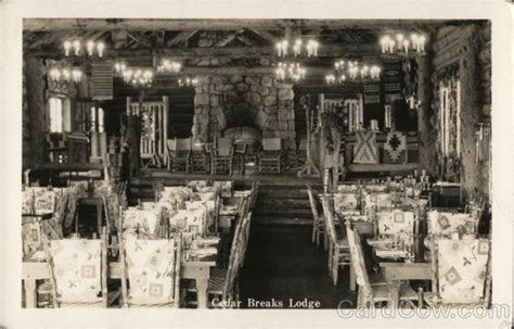 Cedar Breaks Lodge Brian Head Ut Postcard