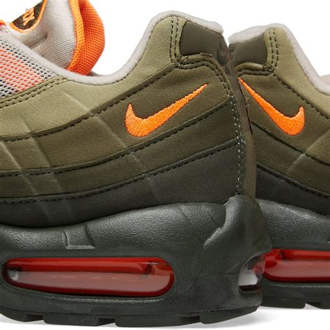 Nike Air Max 95 String Orange And Olive End