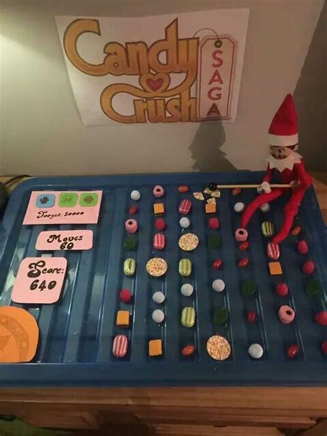Christmas candy crush holiday swapper is the perfect excuse to take a moment to sit back, relax, sip some hot cocoa by the fire and soak in that amazing winter time magic! Candy crush! | Elf fun, Christmas elf, The elf