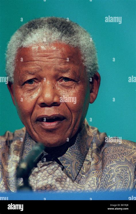 Nelson Mandela President Of South Africa 17 December 1997 Stock Photo