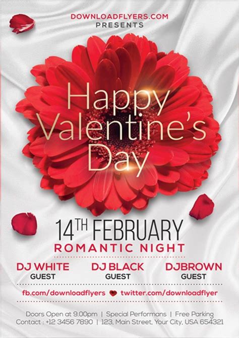 Valentines Day Flyer Template Free Psd Free Psd Flyer Templates Free