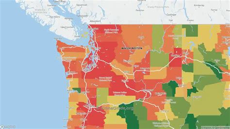 The Safest And Most Dangerous Places In Washington Crime Maps And