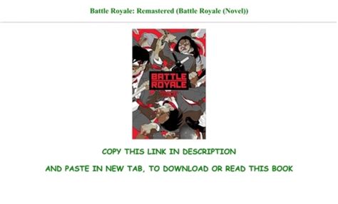 Pdf Battle Royale Remastered Battle Royale Novel Full Books