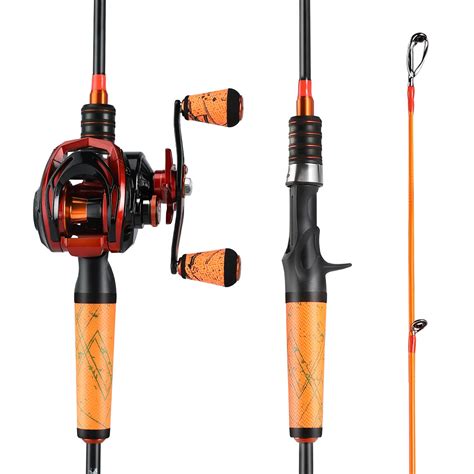 One Bass Fishing Rod And Reel Combo Medium Fast Baitcasting Combo