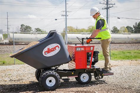 Allen Intros Aw16 Aw21 Wheel Buggies For Placing Concrete Materials