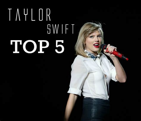 Ideias Da Maria Playlist Top 5 Taylor Swift