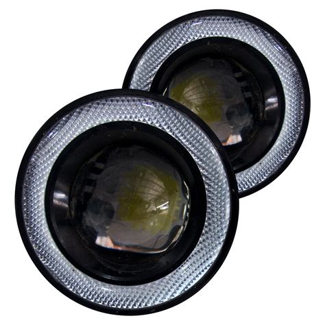Race Sport® Rs 35w Fog 35 Round Projector Led Fog Lights With