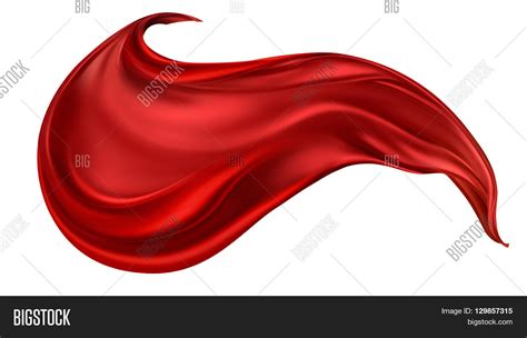 Flying Red Silk Fabric Image And Photo Free Trial Bigstock