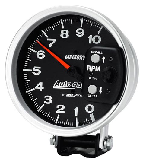 Autogage 5 Inch Tachometer With Peak Memory 10k Rpm Pegasus Auto