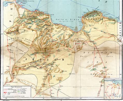 Geographical Map Of Libya In 1912 4 Download Scientific Diagram