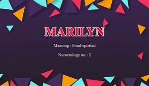 Marilyn Name Meaning
