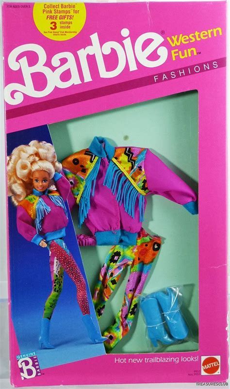 Barbie Doll Western Fun Fashions 9953 New Nrfp 1989 Mattel Inc 3