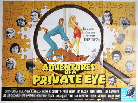 Adventures Of A Private Eye 1977 British Movie Poster