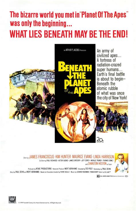 This time, the wood casing was not painted black and for some scenes a bayonet was attached. Beneath the Planet of the Apes DVD Release Date