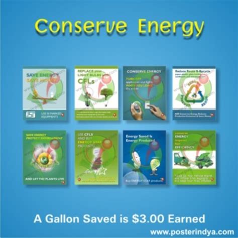Save Energy Posters View Specifications And Details Of