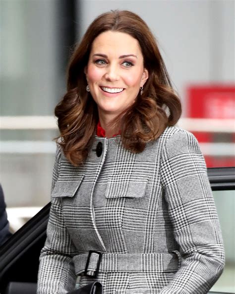 Pregnant Kate Middleton Shows Third Baby Bump In Lk Bennett Coat
