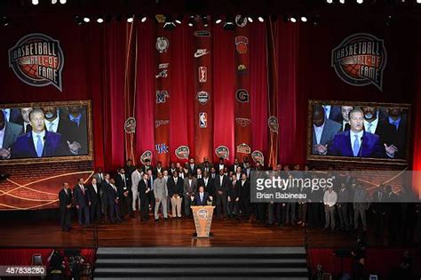 2015 Basketball Hall Of Fame Enshrinement Ceremony Photos And Premium