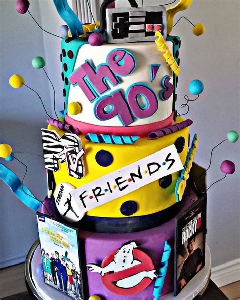 Pin By Annabella Espinosa On Cakes Años 90 90s Theme Party