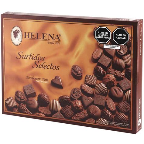 Bombones De Chocolate Helena Surtidos Selectos Caja 300g Plazavea
