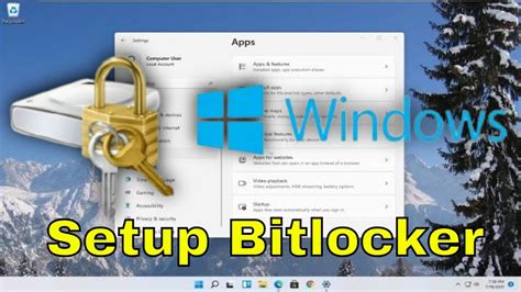 Bitlocker Windows 11 Pro How To Setup And Enable Disk Encryption Youtube