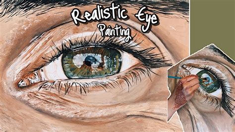 Realistic Eye Oil Painting Time Lapse Youtube