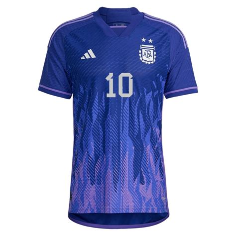 Lionel Messi Argentina 22 23 Authentic Away Jersey By Adidas Arena Jerseys