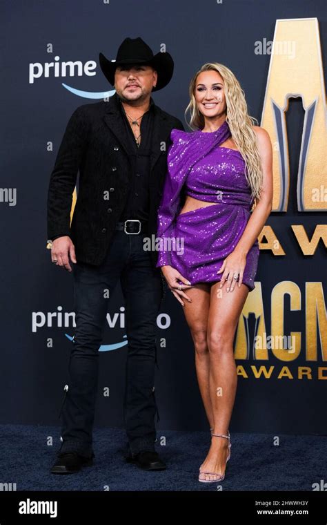 Jason Aldean And Brittany Aldean Attend The 57th Annual Academy Of