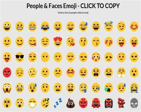 Copy Paste Emoji List Of All Emojis To