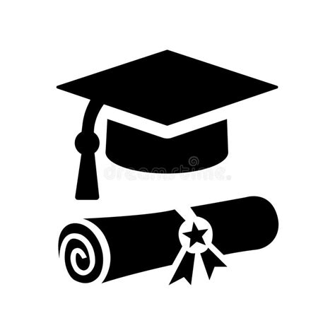 Rolled Diploma Silhouette Stock Illustrations 125 Rolled Diploma