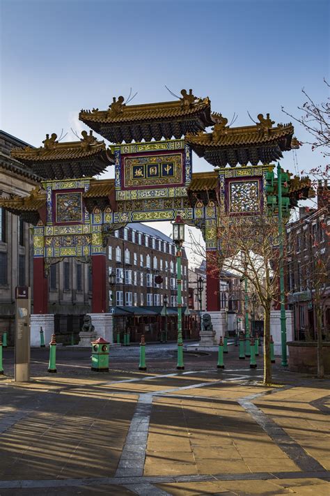 The Chinatown Arch On Nelson Street Free Stock Photo Public Domain