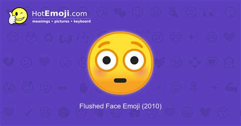 😳 Embarrassed Emoji Meaning With Pictures From A To Z