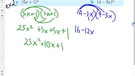 Difference Of Squares Perfect Square Expansion And Further Expansion