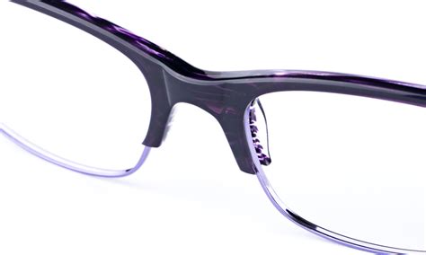 Vista First Stainless Steelzyl Mensandwomens Oval Semi Rimless Optical Glasses