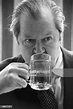 John Spencer, the 8th Earl Spencer , taking a drink on May 17, 1985 ...