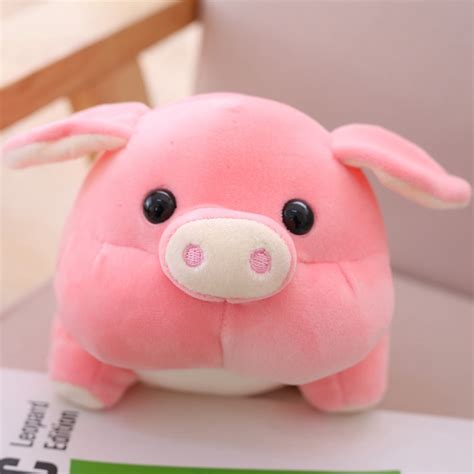 8 Cm 18 Cm Cute Pink Pig Plush Toy Baby Kawaii Soft Plush Doll Animal