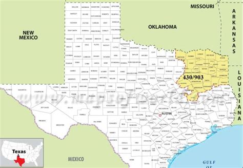 903 Area Code ️ Heartbeat Of Northeast Texas Location Map