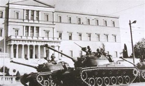 Αμέσως μετά την 21η απριλίου 1967 η κυβέρνηση των ηπα κήρυξε εμπάργκο στον εφοδιασμό των ελληνικών ενόπλων δυνάμεων δια βαρέως οπλισμού, το. 21 Απριλίου: 50 χρόνια από το Πραξικόπημα του 1967 | Greek ...