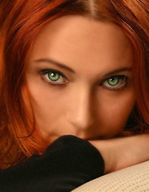 Seven Thousand Faces Red Hair Green Eyes Beautiful Red Hair Red