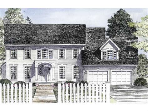 Traditional Center Hall Colonial 19580jf Architectural Designs