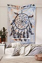 Small Bohemian Blue Indian Dream Catcher Tapestry Wall Hanging ...