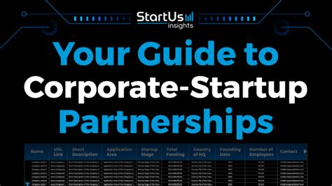 Your Guide To Corporate Startup Partnerships Startus Insights