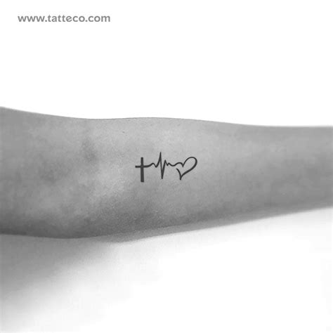 Faith Hope Love Temporary Tattoo Set Of 3 Tatteco