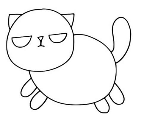 Coloring Page Badanamu Fat Cat Mat 6