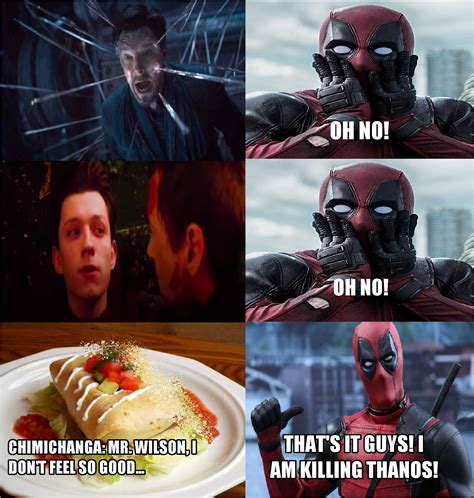 Deadpool eponymous protagonist certainly gets the best lines in the movie (as you'll discover continuing to read this piece), but vanessa certainly get a few brilliant and hilarious moments of her. Kumpulan 89 Deadpool Chimichanga Meme Terbaru Dan Terkeren | Delapan DP BBM